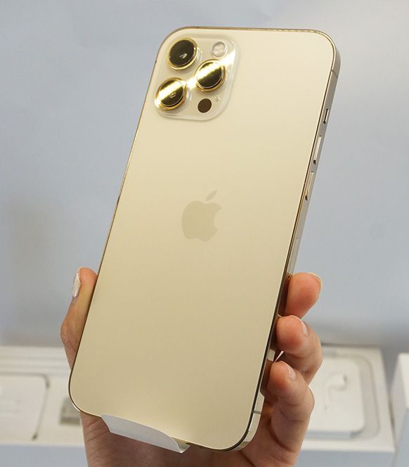 iPhone 12 Pro Max 256GB Quốc tế cũ 99% - Vàng - Không zin tặng máy